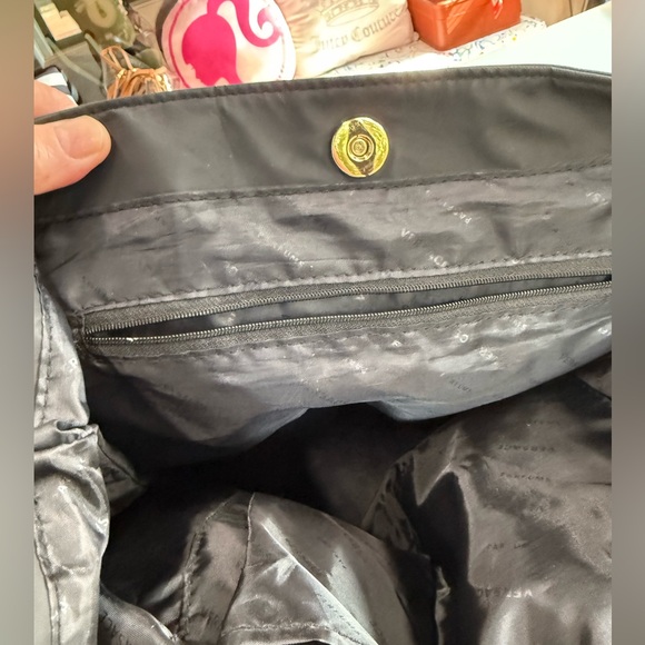 Versace satin parfum satchel bag with inner removable bag shoulder strap - Picture 4 of 14